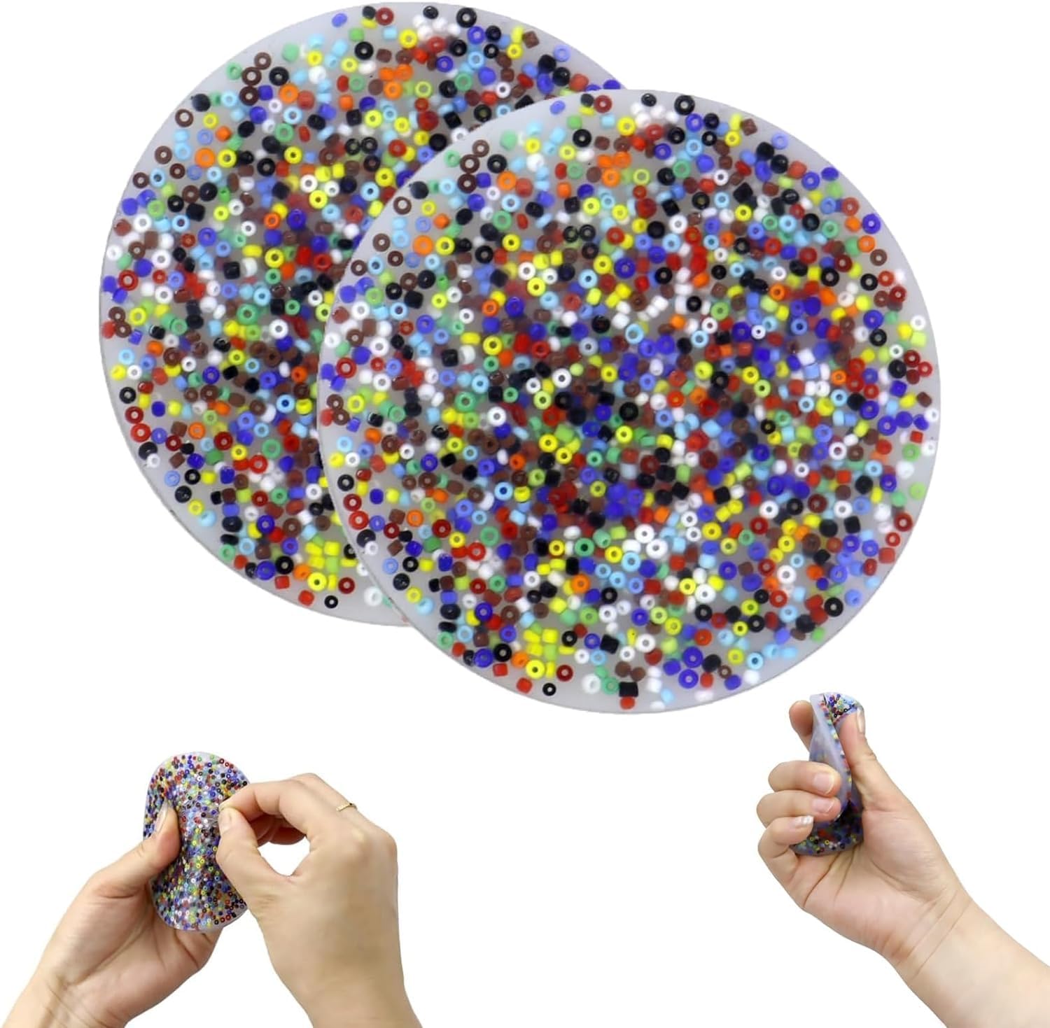 Anti-Skin Picking Fidget Toys for Adults - 2PC Silent Sensory Anxiety Relief for Dermatillomania & Stress