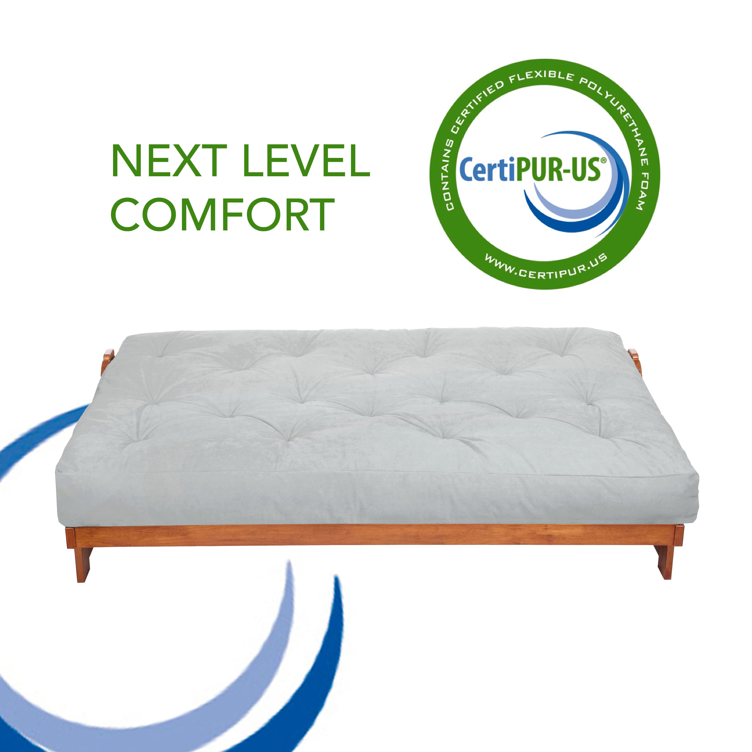 Premium Suede Futon Mattress - 8