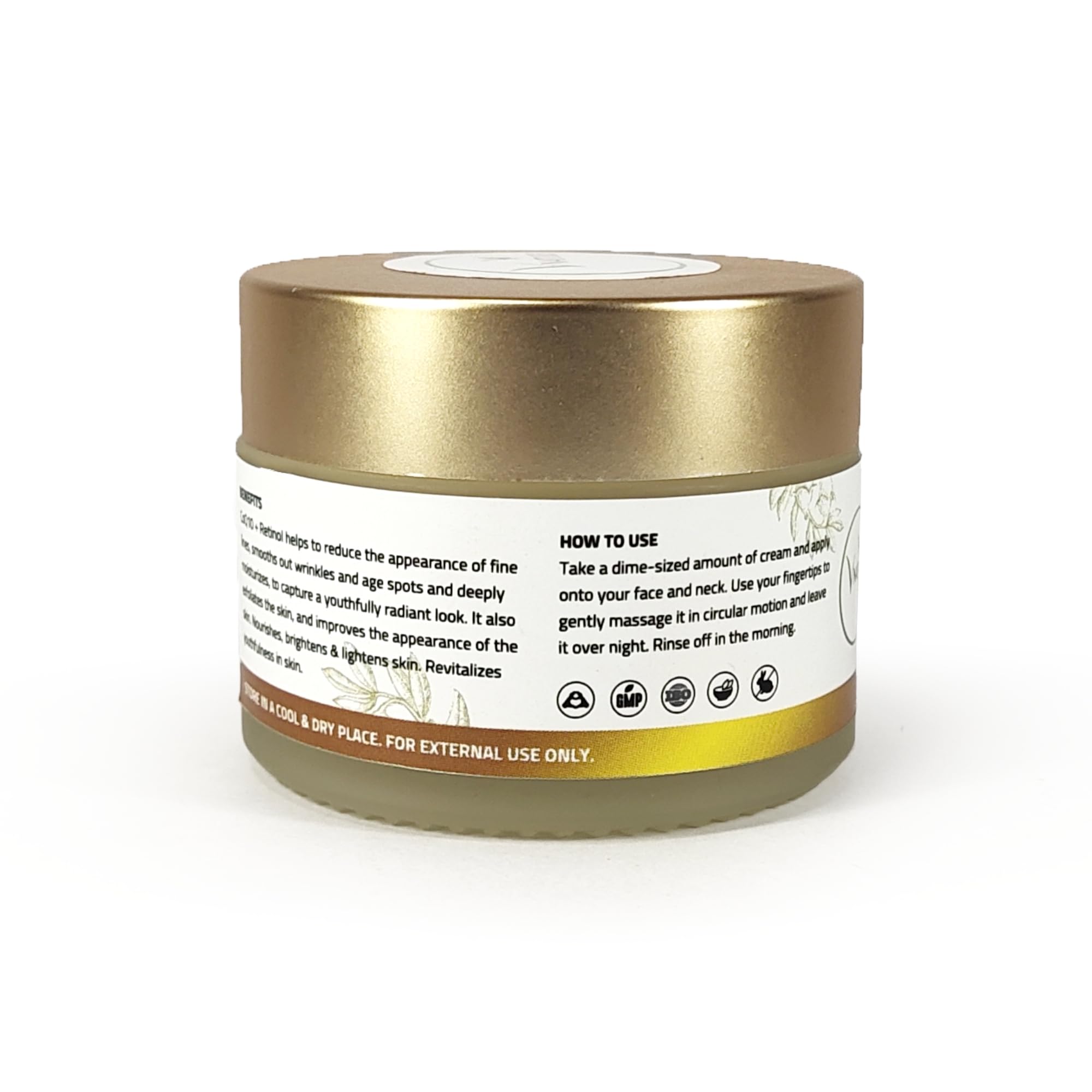 V Natures Anti Aging Cream - 50g | Reduce Wrinkles & Fine Lines, Hydrate & Firm Skin | For All Skin Types | Day & Night Moisturizer for Timeless Beauty