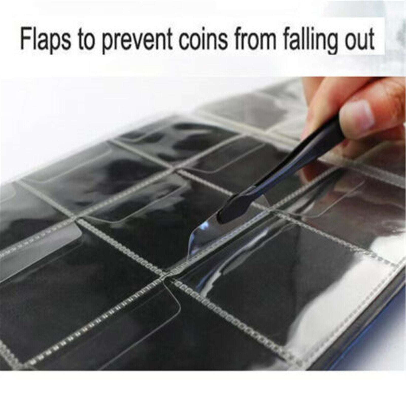 180 Coin Holder Collection Book - Storage for Collecting Money, Pennies & Coins - Durable Coin Album for US Coins, Quarters & Nickels - Perfect for Coin Collectors, Hobbyists & Numismatists (Great for Organizing, Displaying & Protecting Your Coin Collection)
