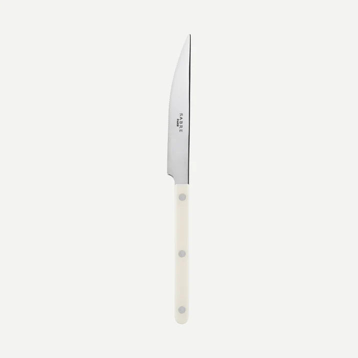Premium Bistrot Dinner Knife Set - Stainless Steel with Mirror Shiny Finish - Elegant Cutlery for Fine Dining, Restaurant Use & Home Entertaining