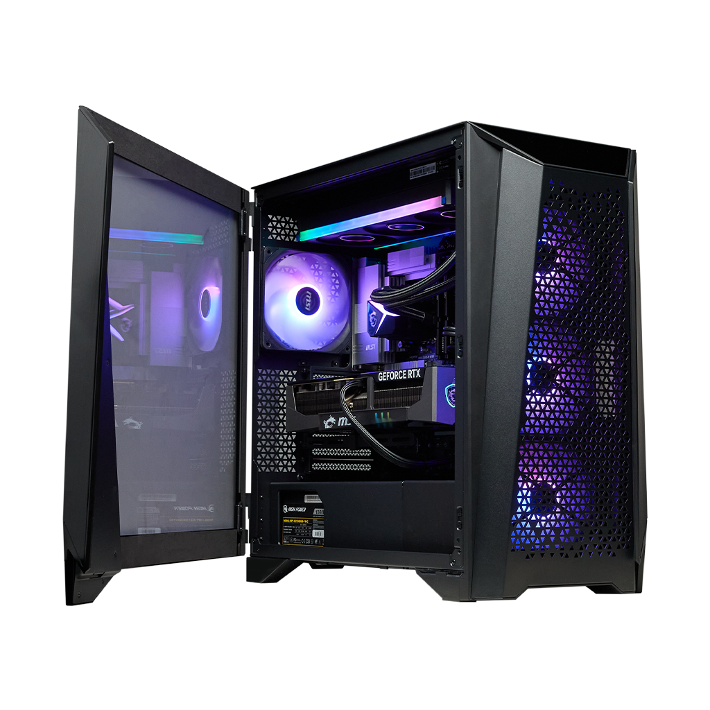 MSI Infinite RS AI 2NVZ9 1289US Gaming Desktop PC - Intel Core i9, NVIDIA RTX 4090, 64GB RAM, 2TB SSD - Ultimate 4K VR Ready Gaming Computer for Streaming & Esports