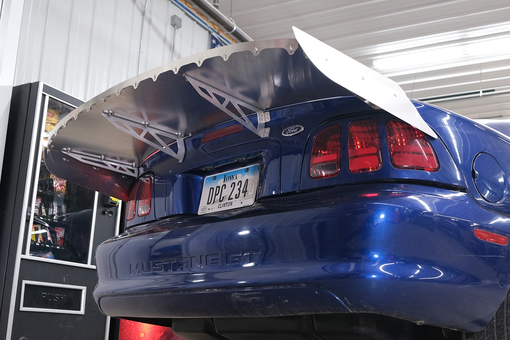 1994-1998 SN95 Mustang Adjustable Rear Wing Spoiler - 15 Position Customizable for Enhanced Aerodynamics | Perfect for Racing, Car Shows & Performance Upgrades