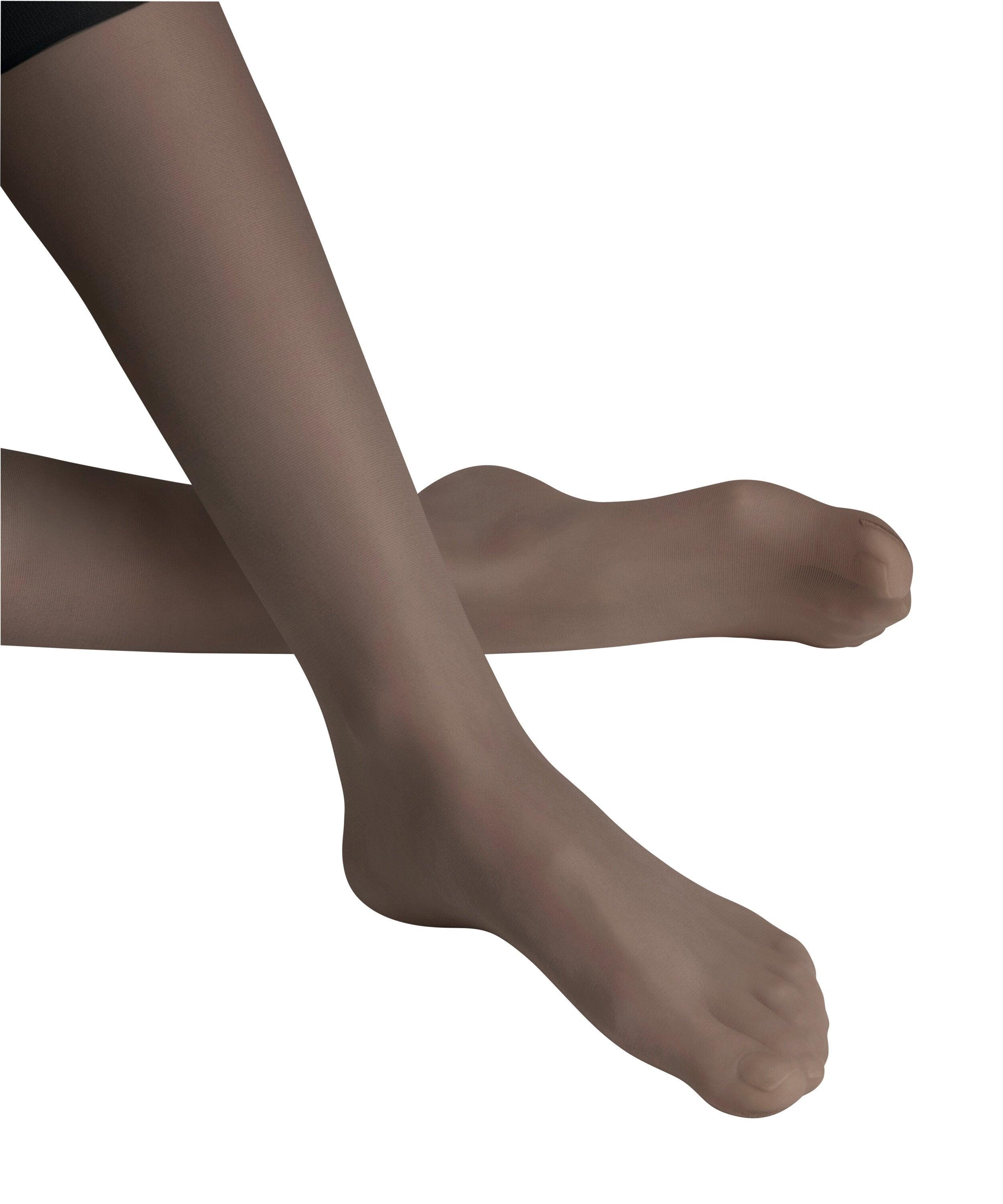 FALKE Black 20 Denier Knee High Socks for Women - Comfortable Sheer Nylon Stockings - Perfect for Office, Formal Wear & Everyday Use