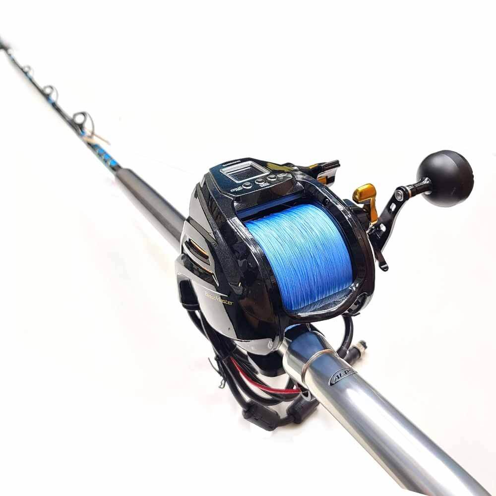 Shimano Beastmaster 9000B Electric Fishing Reel with 6' 60-150lb Deep Drop Rod Combo - Saltwater Offshore Trolling & Bottom Fishing for Tuna, Grouper, Snapper