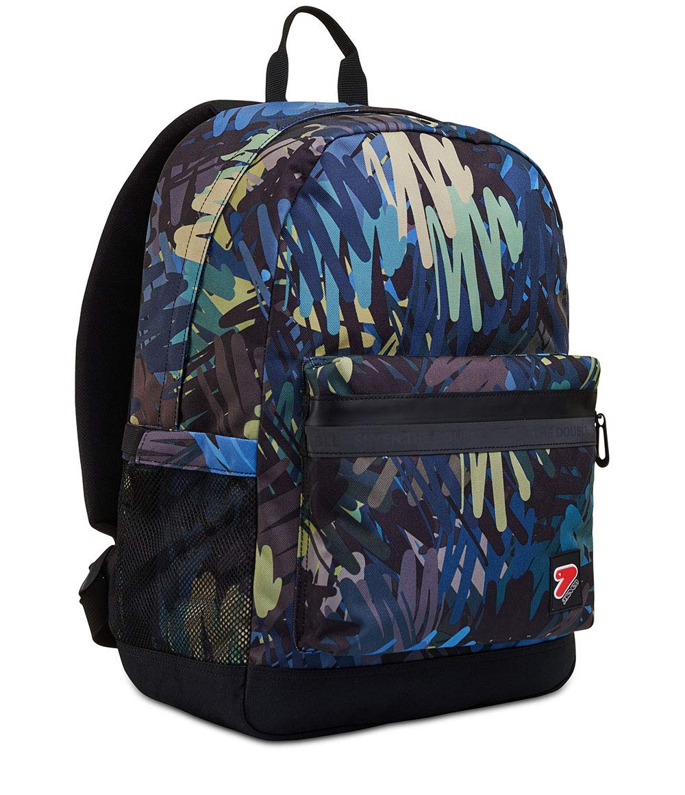 Seven PRO School Backpack - USB Charging Port, Laptop Pocket - for Boys & Teens Travel