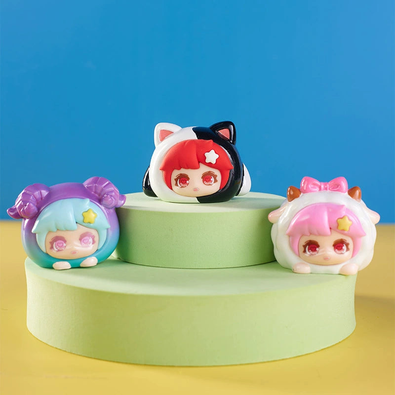 LOLI Zodiac Series Blind Box Collectible Figures - Cute Animal Zodiac Surprise Toys for Kids & Adults - Perfect for Gifts, Party Favors, and Home Decor