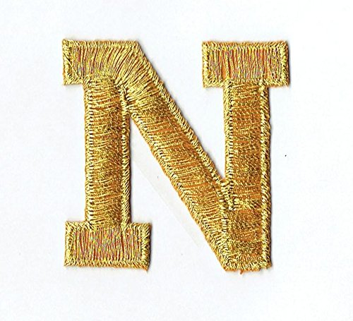 Gold Letter N