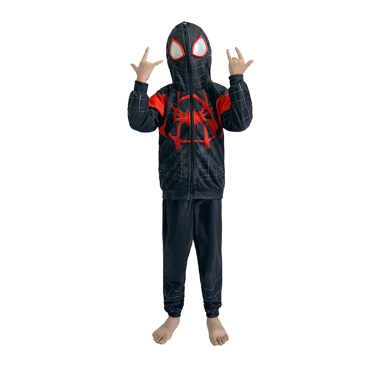 Kids Superhero Costume Set - Boys & Girls Cosplay Outfit for Halloween, Dress Up, Birthday Parties & Role Play | Premium Quality & Comfortable Design