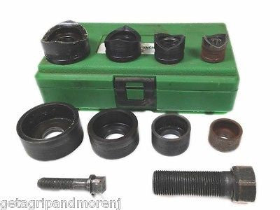 GREENLEE 735BB Knockout Punch Set - Professional Electrical Tool Kit for Conduit & Metal Fabrication | Ideal for Electricians & DIY Projects