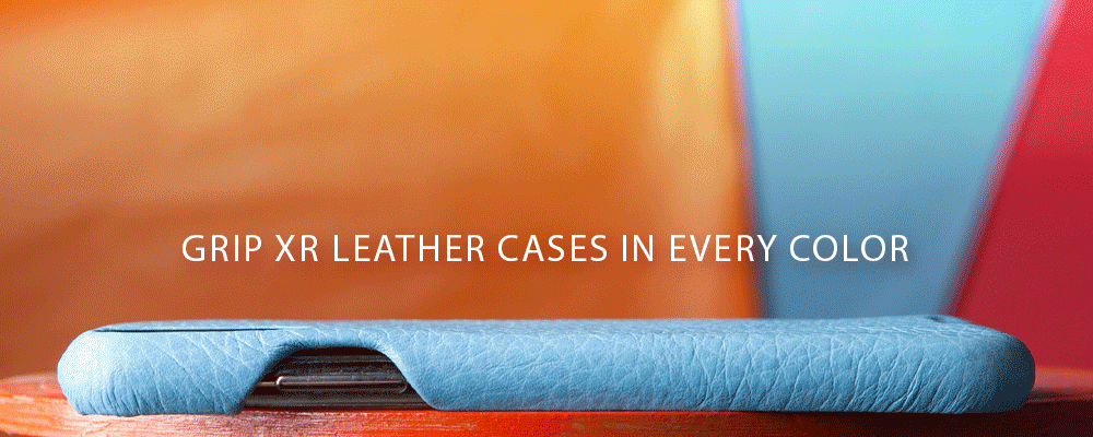 Premium Grip iPhone XR Leather Case - Slim Protective Cover with Anti-Slip Design | Perfect for Work, Travel & Everyday Use