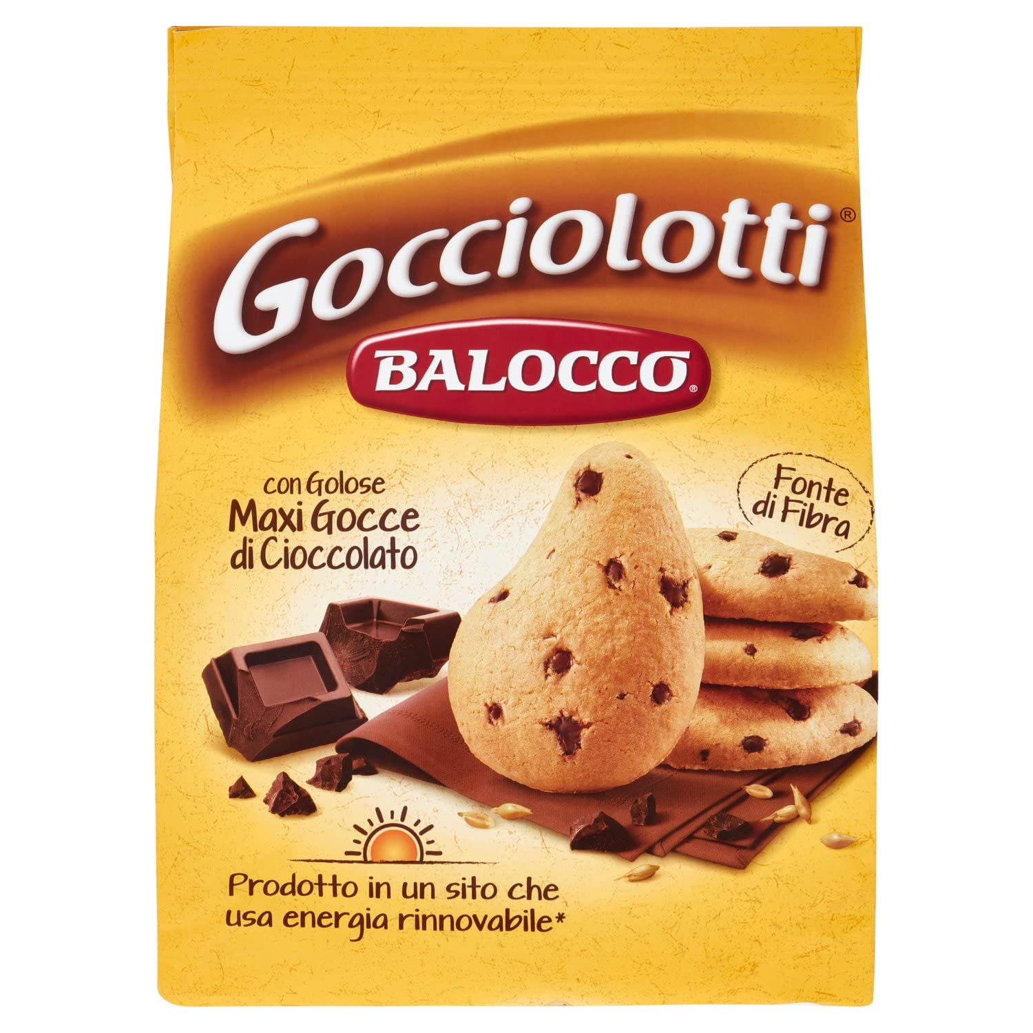 Balocco Gocciolotti Chocolate Chip Cookies 700g (24.7 oz) - Italian Biscuits for Breakfast, Snacks & Coffee Time