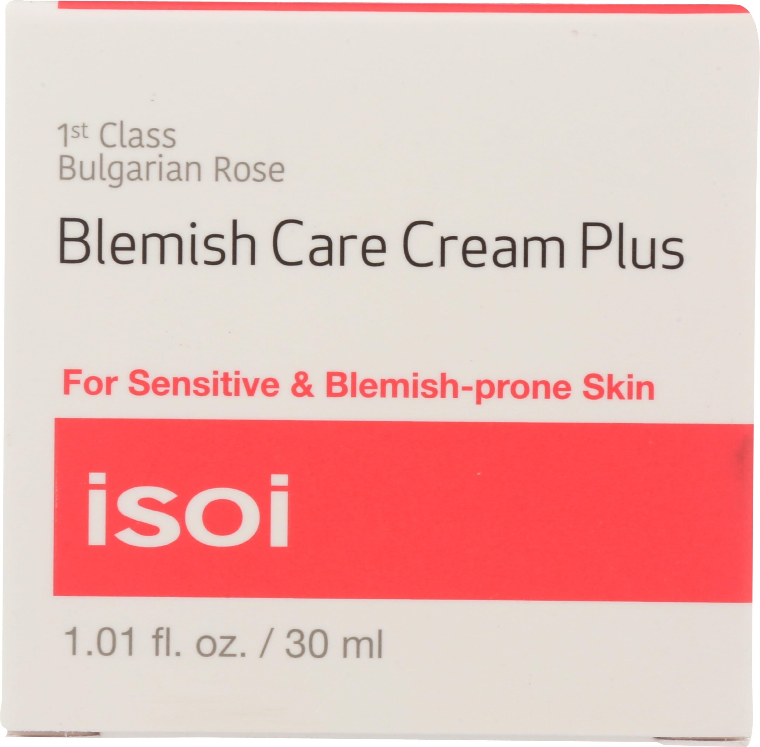 ISOI Bulgarian Rose Blemish Care Cream Plus - 1.01 oz | Acne Treatment & Dark Spot Corrector | Hydrating Face Moisturizer for Clear Skin | Perfect for Daily Skincare Routine & Post-Acne Care