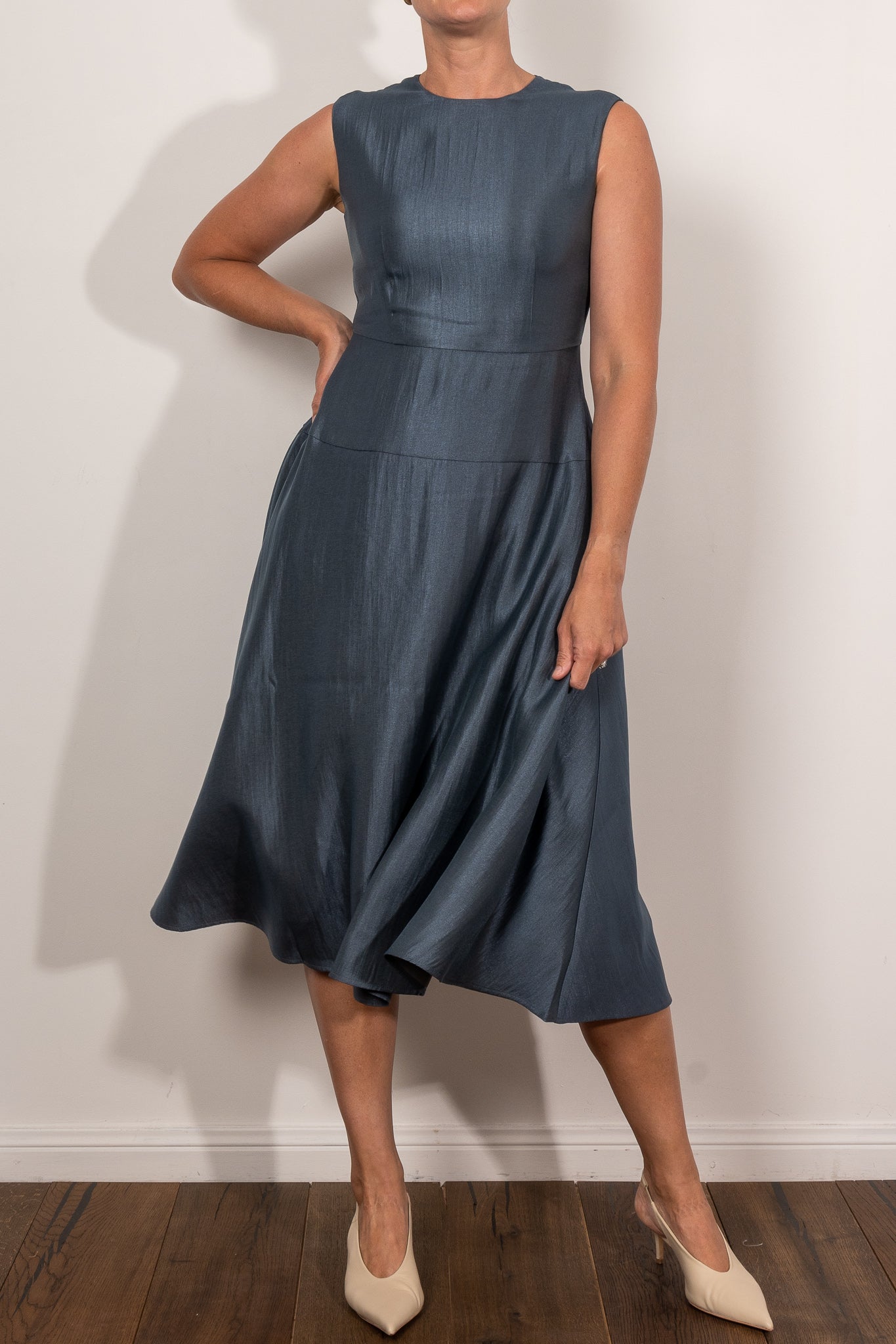 M.A. Dainty Mosey Dress - Women's Floral Summer Maxi Dress with Puff Sleeves & Tiered Skirt | Perfect for Beach Vacation, Boho Wedding & Casual Outings