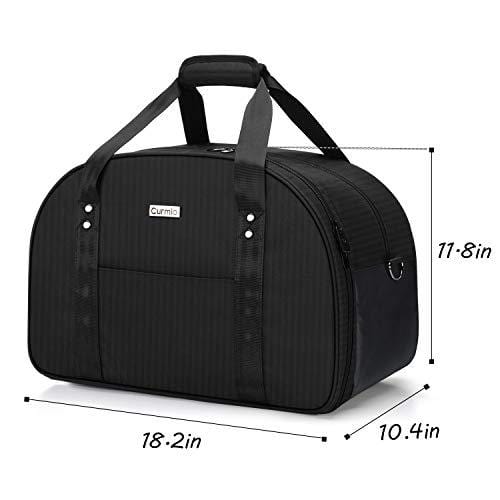 Premium Bartender Kit Travel Bag - Padded Wine & Cocktail Shaker Organizer with Shoulder Strap | Durable Bar Tools Carrying Case for Home, Outdoor Parties & Professional Mixologists | Black Tote (Bag Only)