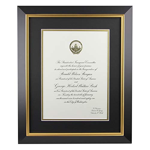 Authentic Ronald Reagan 1981 Presidential Inauguration Invitation - Rare Collector's Item & Political Memorabilia - Perfect Gift for History Buffs & Political Enthusiasts - Ideal for Display in Home Offices, Museums, or as a Unique Conversation Piece