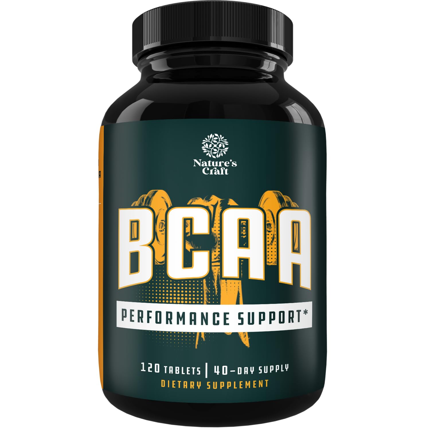 Vegan BCAA Supplement Tablets - Post Workout Muscle Recovery & Growth Support for Men & Women - Branched Chain Amino Acids for Fitness Enthusiasts - 120 Count - Ideal for Gym Training, Muscle Repair and Athletic Performance Enhancement