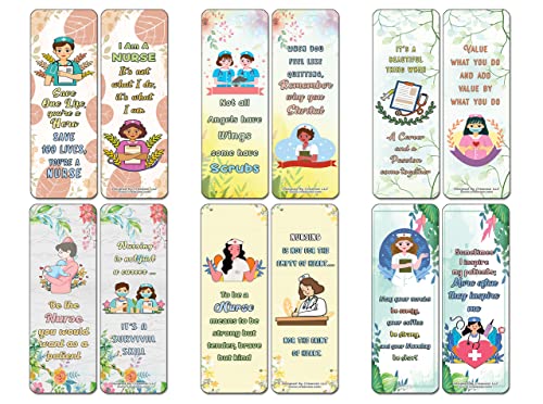 Motivation Nurse Life Quotes Bookmarks (5-sets)