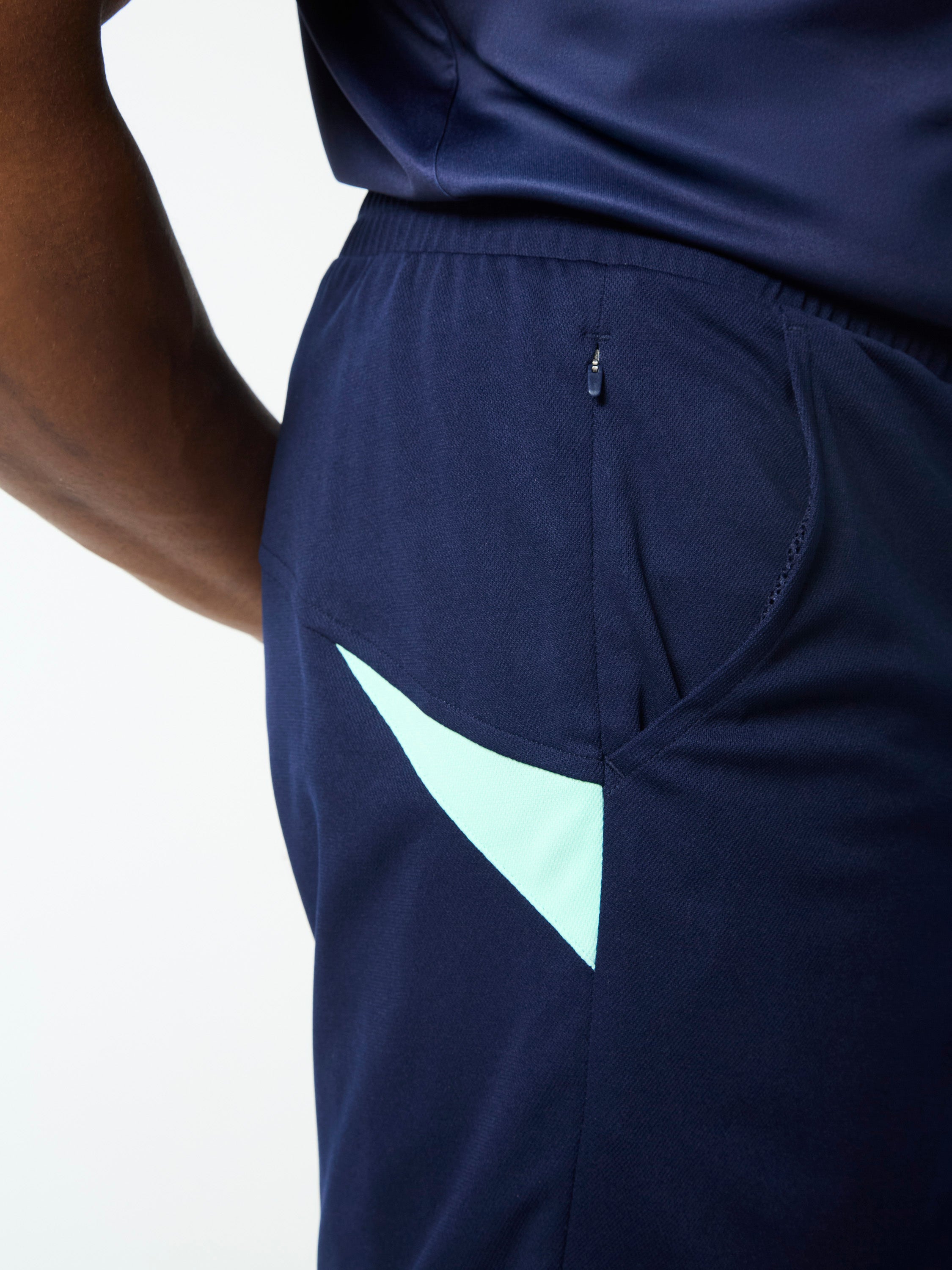 Luca Piqué Shorts for Men - Stylish Maritime Blue Casual Shorts | Perfect for Summer, Beach, and Outdoor Activities