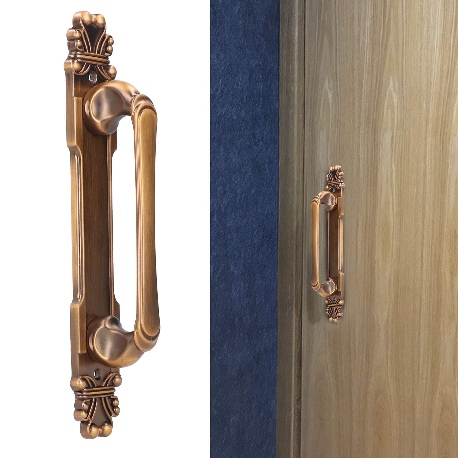 Antique European Style Zinc Alloy Cabinet Pull Handle - Vintage Drawer & Wardrobe Hardware for Kitchen, Bathroom & Furniture (Set of 10) - Perfect for Home Renovation & DIY Projects