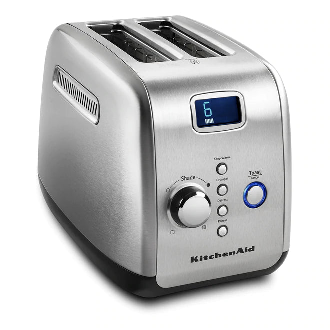 Premium 2-Slice Artisan Automatic Toaster - 5AKMT223 - Perfect for Breakfast, Brunch & Small Kitchens - Stainless Steel Design with Even Browning Technology