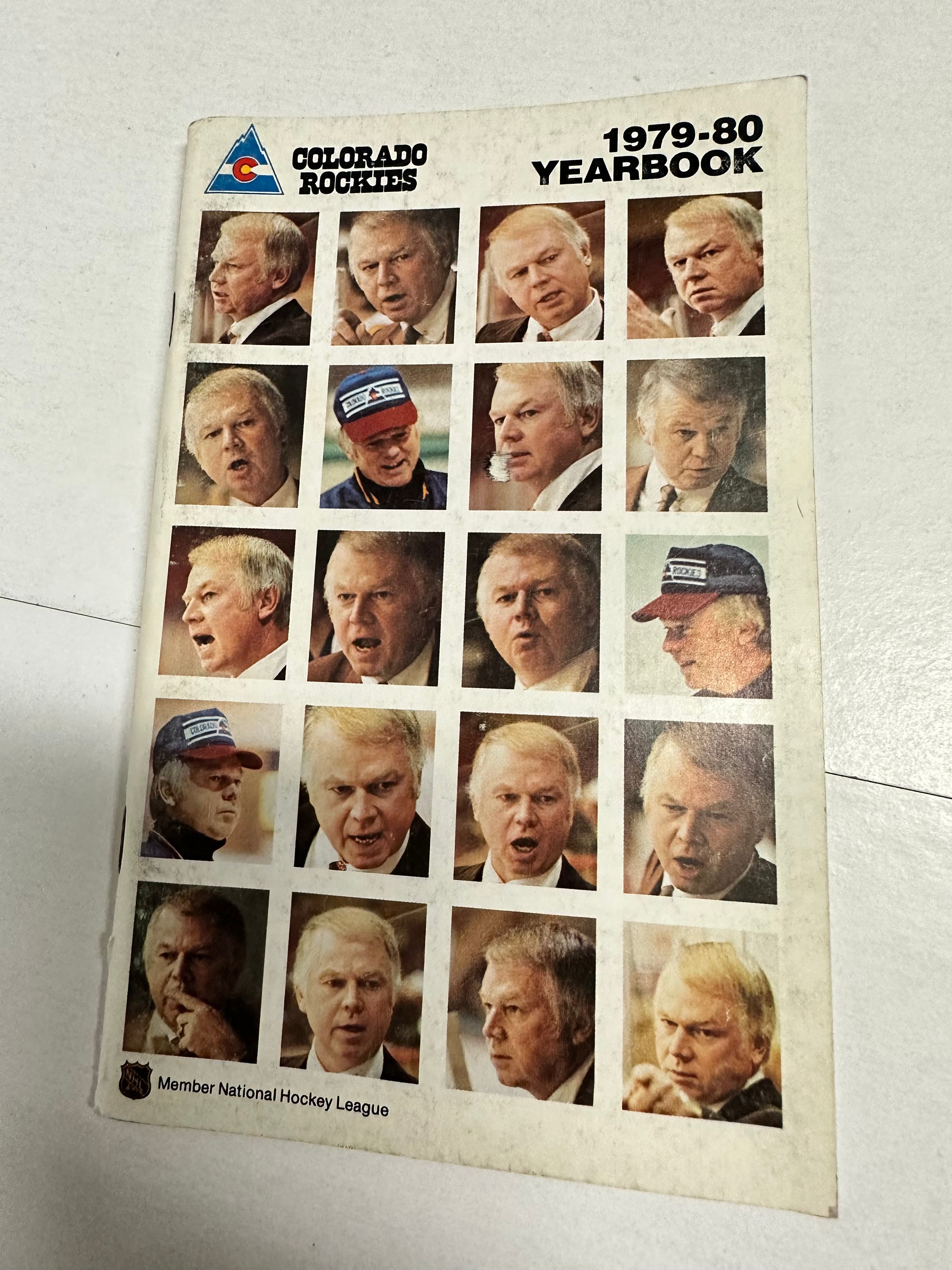 Vintage 1979 Colorado Rockies Hockey Media Guide - Rare Collectible for NHL Fans & Sports Memorabilia Enthusiasts - Perfect for Display, Gifting, and Hockey History Preservation