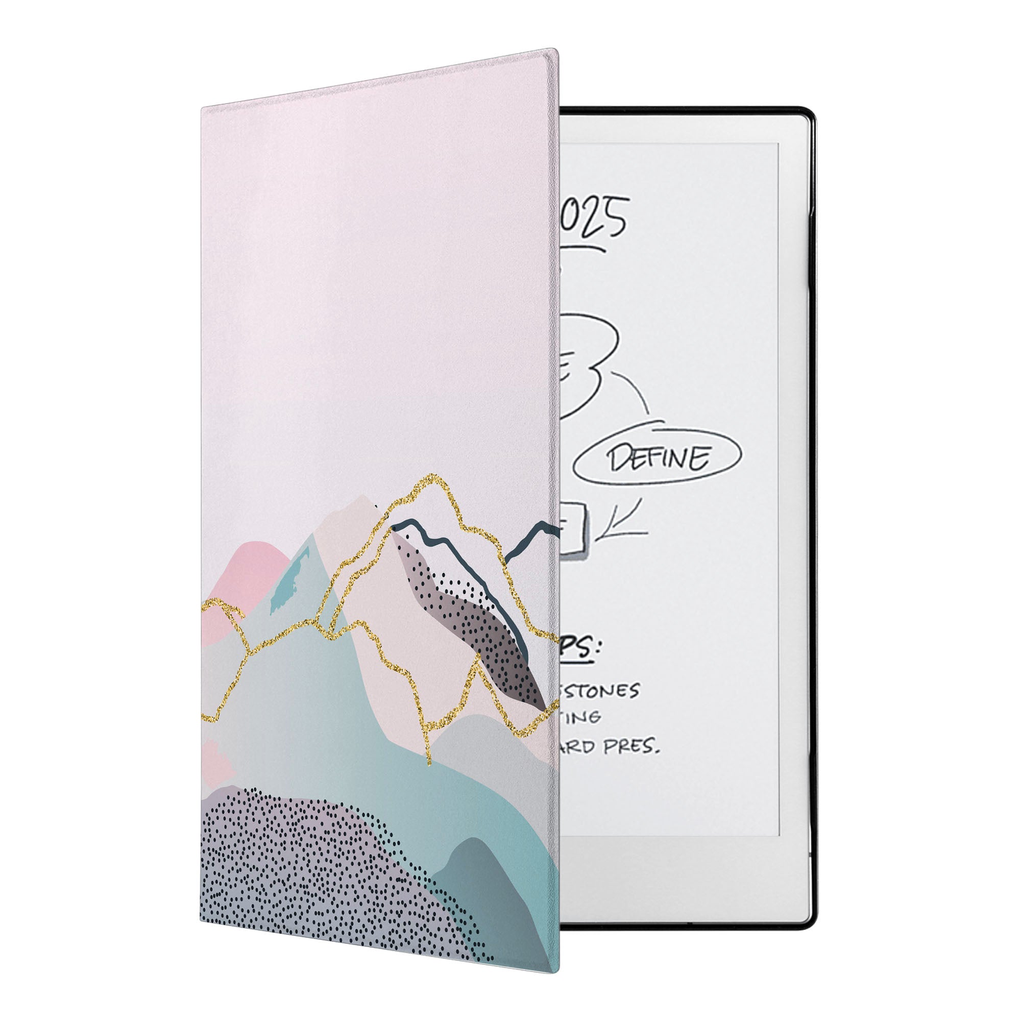 reMarkable 2 Tablet Case with Premium Stylus Bundle - Marble Art Design | Protective Cover for Writing & Drawing | Perfect for Work, School & Creative Professionals
