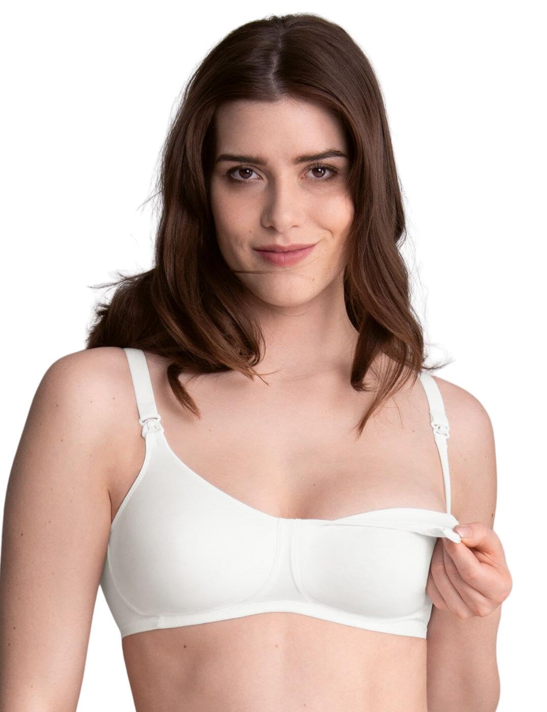 Anita Basic Wire-Free Full Cup Nursing Bra - Comfortable Maternity & Breastfeeding Support for Everyday Wear - Perfect for Nursing Moms at Home, Work or Travel
