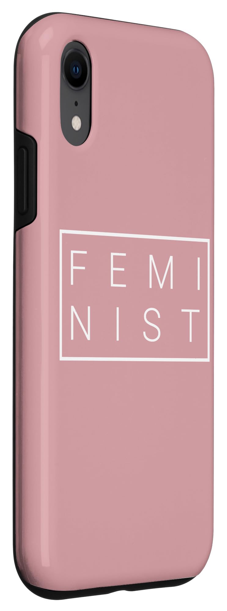Feminist iPhone XR Phone Case - Minimalist Design Women's Rights Case for Everyday Protection & Style | Perfect for Work, School & Social Activism