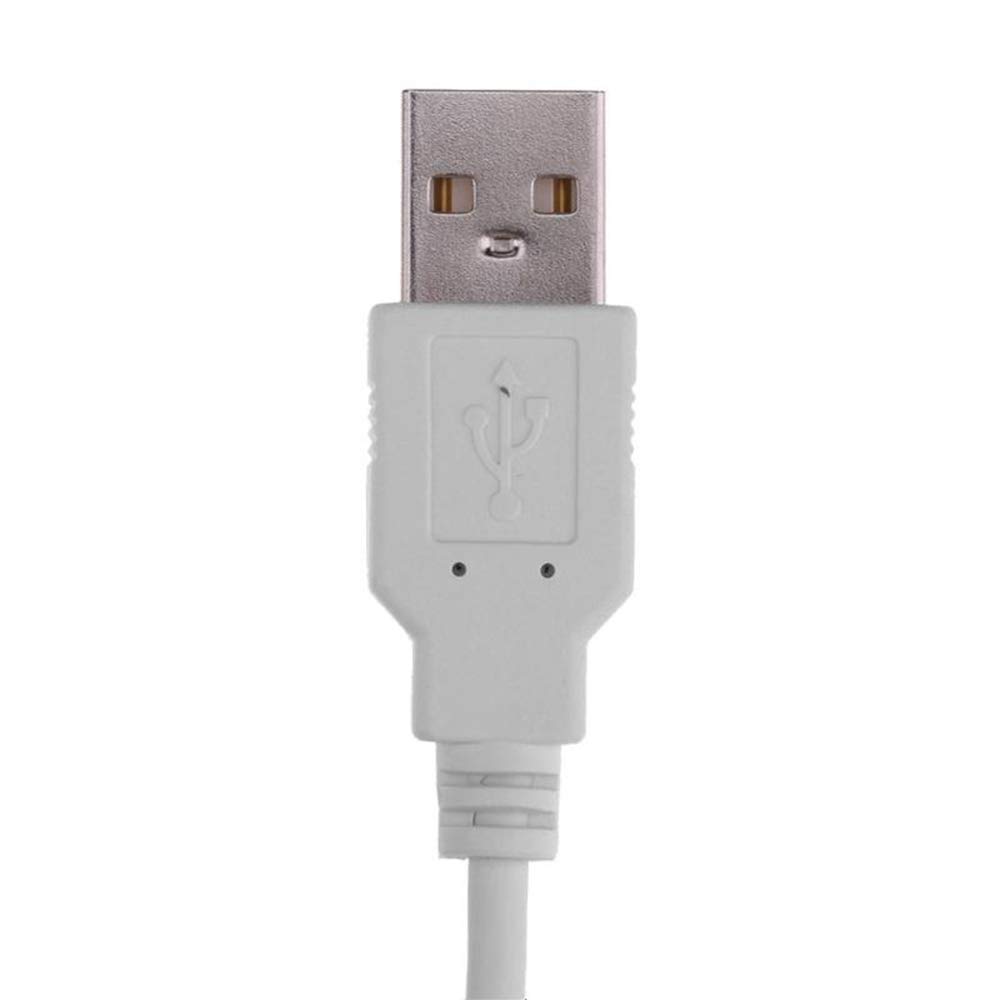 Original Wii U Gamepad Charger Cable - USB Power & Data Sync Cord for Nintendo Wii U Controller | Fast Charging & Durable Replacement | Perfect for Gaming Sessions & Travel
