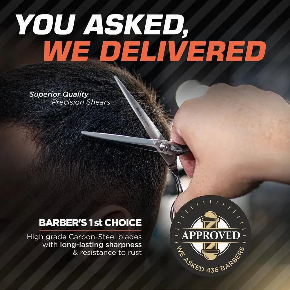 Professional 6 Inch Hair Scissors - Ultra Sharp Blades for Precision Hair Cutting | Perfect for Salon Stylists & Home Haircuts