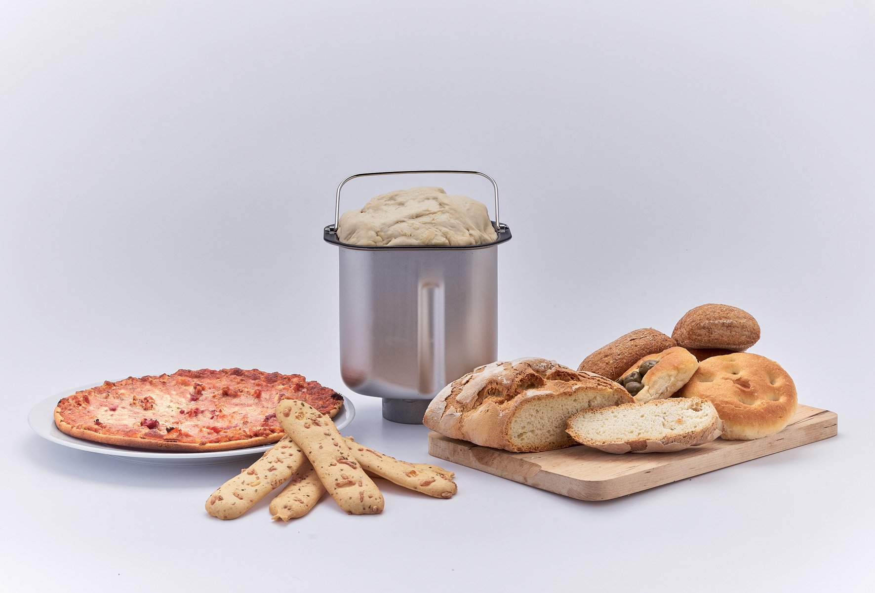 Ariete 132 Panexpress 750 Bread Maker Machine - 500W, LCD Display, 19 Programs, 3 Browning Levels, Silver - Perfect for Home Baking, Fresh Bread & Gluten-Free Recipes
