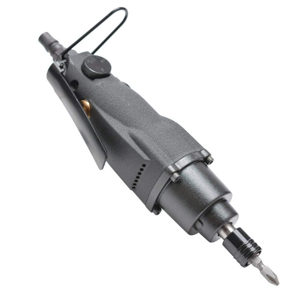 Industrial Grade Pneumatic Screwdriver - 9000 RPM High Power Air Tool for Upholstery & Carpentry | Professional Air-Powered Hand Tool for Furniture Making, Woodworking & Auto Repair