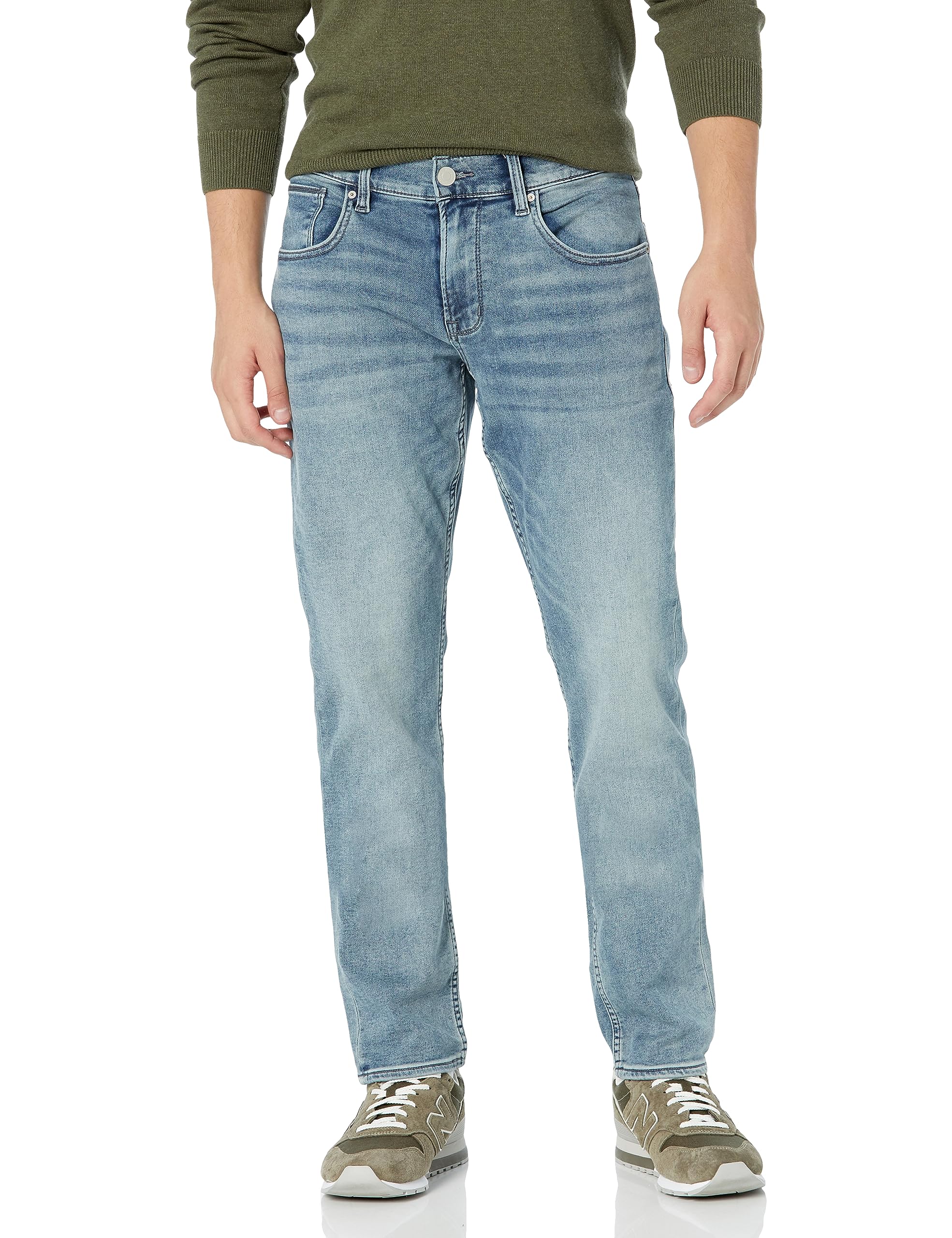 HUDSON Men's Axl Slim Fit Stretch Denim Jeans - Comfortable & Stylish for Casual Wear, Work & Night Out