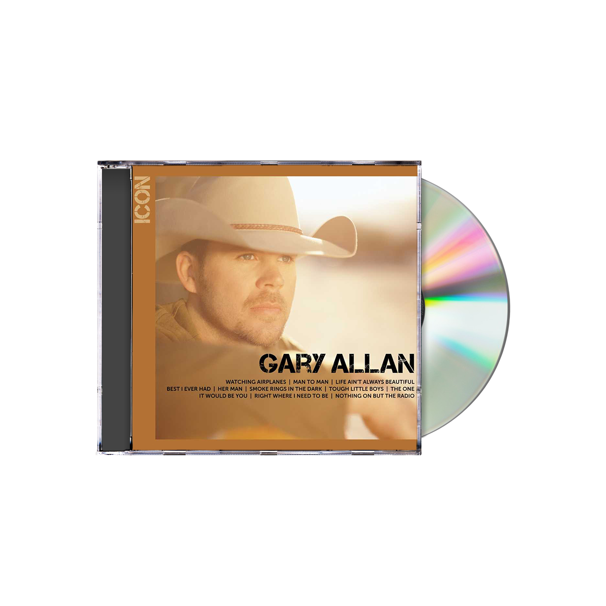 Gary Allan Icon CD - Country Music Album with Hit Songs - Perfect for Home, Car, and Gifting