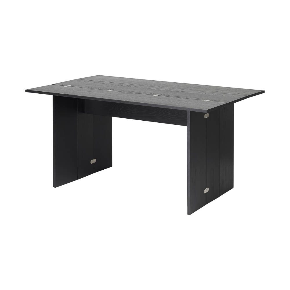 PRE ORDER - DESIGN HOUSE STOCKHOLM Flip Table in Black - 3 Size Options - Perfect for Small Spaces, Home Office & Outdoor Use