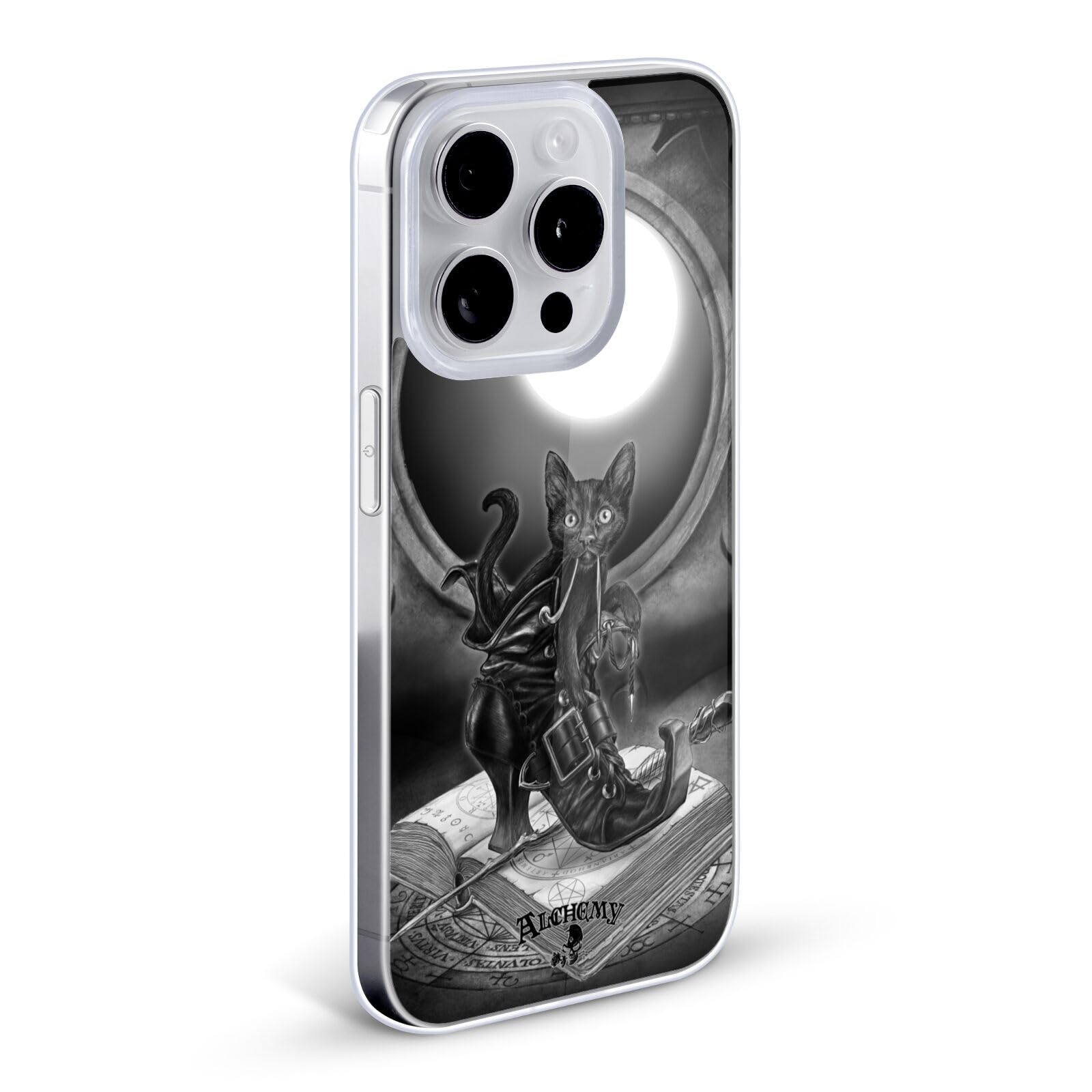 Alchemy Gothic Midnight Mischief Cats Soft Gel Case for iPhone 11 Pro Max - Officially Licensed Gothic Phone Cover - Perfect for Halloween, Gothic Fashion & Cat Lovers