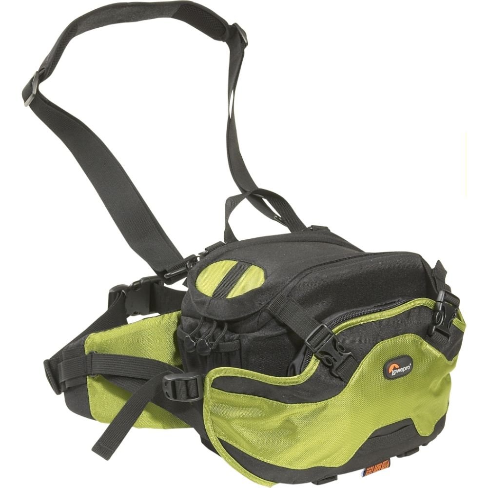 Lowepro Inverse 100 AW Waterproof Camera Belt Pack - Lightweight DSLR/SLR/Mirrorless Camera Bag (Leaf Green) - Perfect for Hiking, Travel & Outdoor Photography