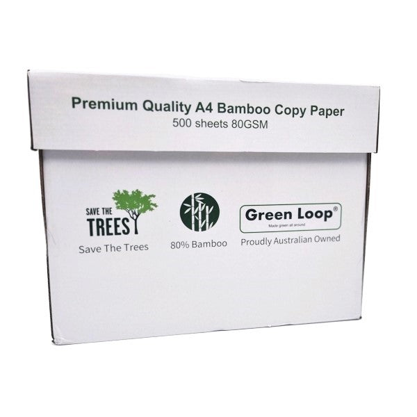 Premium A4 Bamboo Copy Paper - 500 Sheets, 80 GSM, Eco-Friendly & Sustainable - Perfect for Office Printing, School Projects, and Home Use