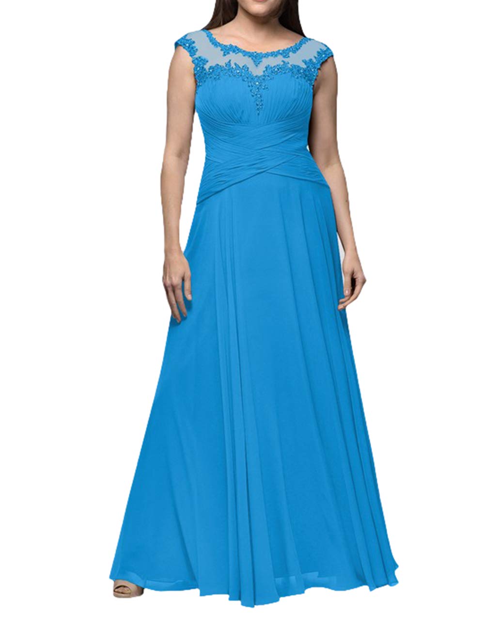 Elegant Plus Size Mother of The Bride Dresses - Long Chiffon Formal Evening Gowns for Weddings, Parties & Special Occasions