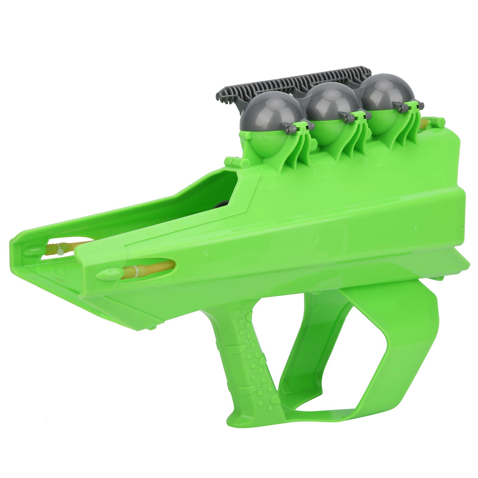 LZKW 2-in-1 Snowball Launcher and Maker for Kids & Adults - Winter Outdoor Toy for Snowball Fights (Green) | Perfect for Backyard Fun, Family Snow Days, and Winter Playtime Activities