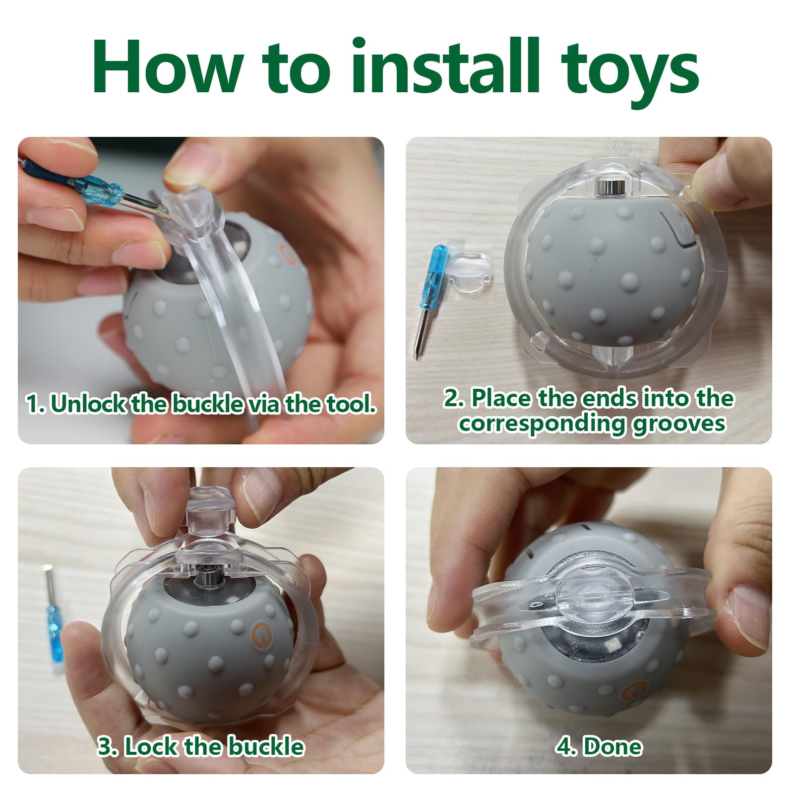 Interactive Motion Activated Cat Toys - Automatic Moving Ball with LED Lights for Indoor Cats, USB Rechargeable Electric Mouse Toy, Auto On/Off - Perfect for Playtime, Exercise & Boredom Relief