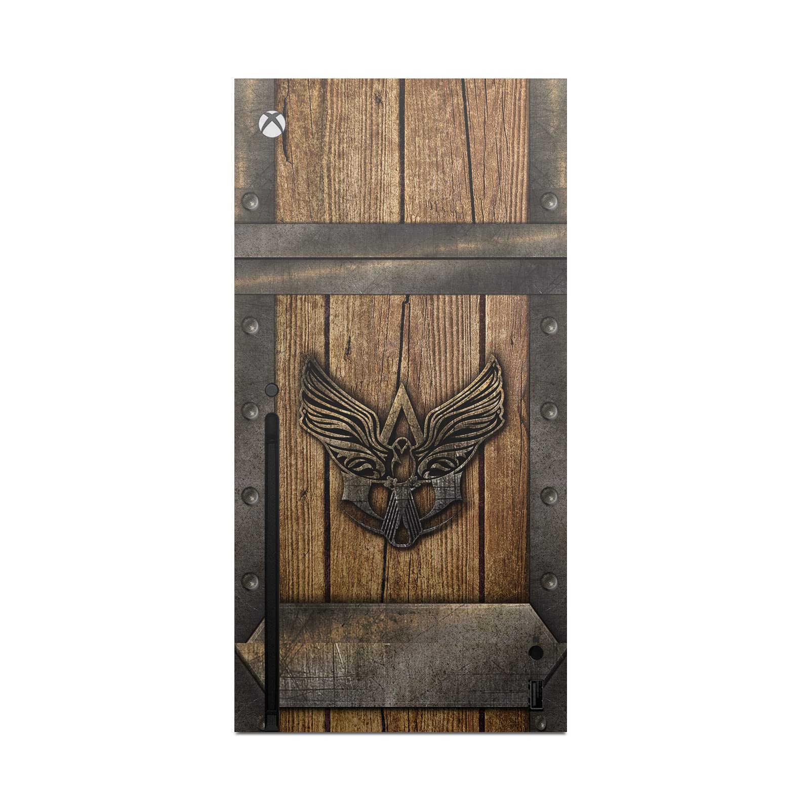Officially Licensed Assassin's Creed Black Flag Wood & Metal Chest Vinyl Sticker Skin for Xbox Series X Console & Controller - Matte Finish Gaming Decal Cover - Perfect for Gaming Setups & Collector Displays
