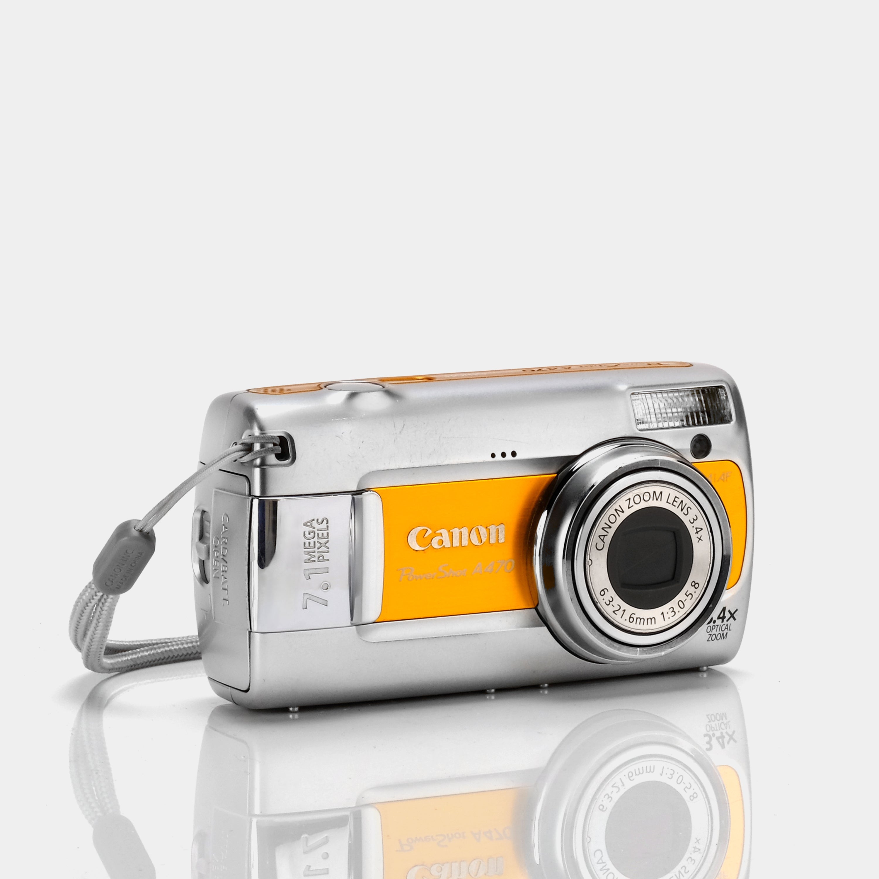 Canon PowerShot A470 Digital Camera - 7.1MP, 3.4x Optical Zoom, Compact Point & Shoot for Travel, Family & Everyday Photography