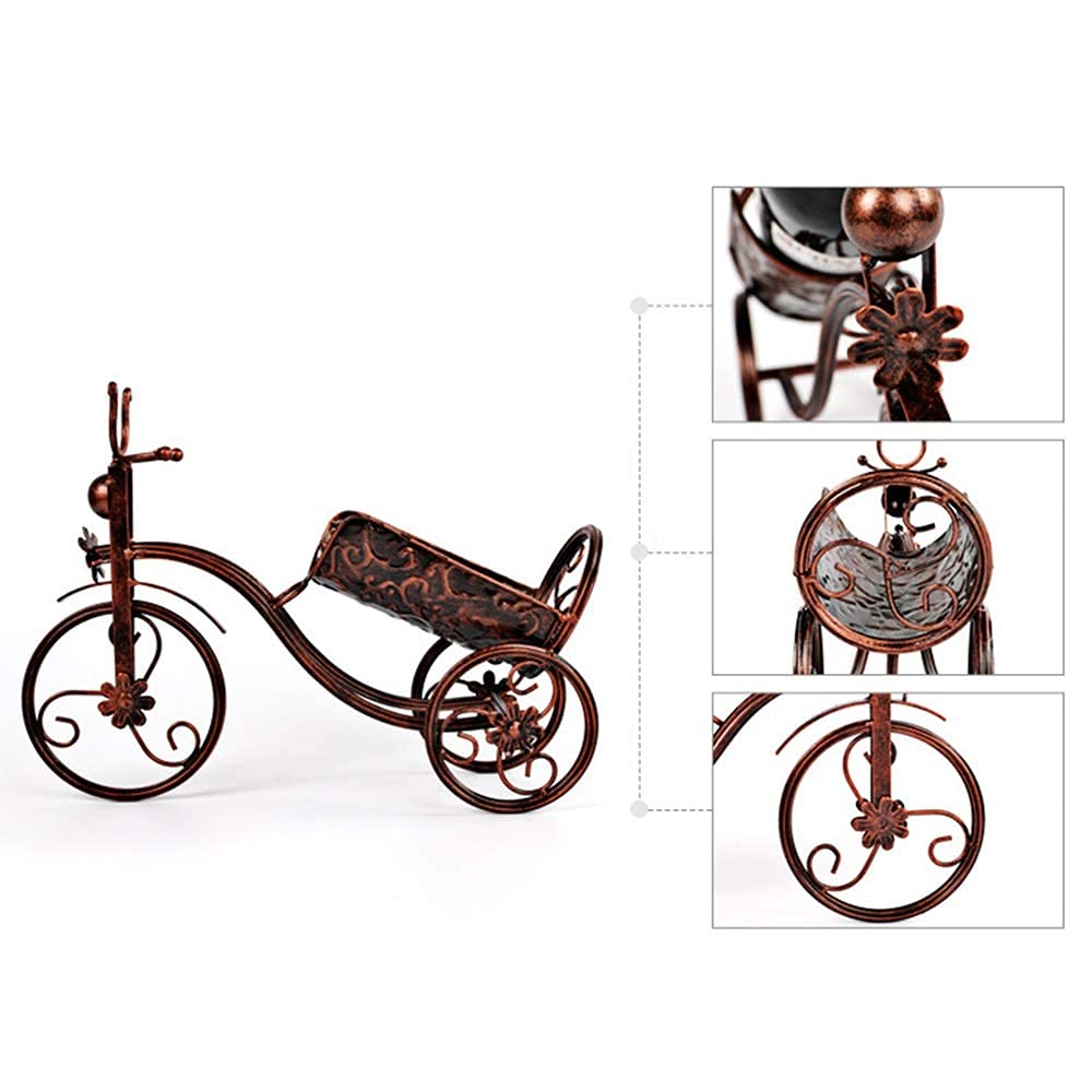 European Style Wine Rack - Decorative Wrought Iron Wine Cabinet for Living Room | Creative Home Bar Display Shelf | Perfect for Wine Storage & Kitchen Decor