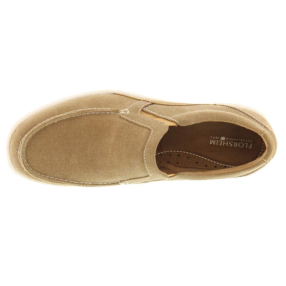Florsheim Men's Lakeside MT Comfortable Slip-On Slippers - Soft Indoor/Outdoor House Shoes for Relaxing at Home, Lounging & Backyard Wear