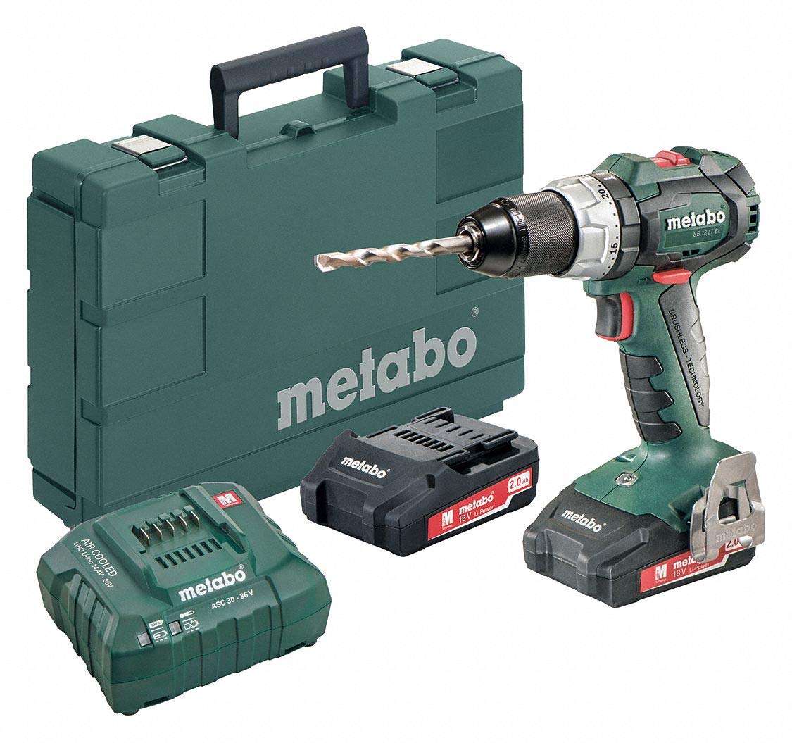 18V Cordless Hammer Drill Driver Kit - Powerful & Lightweight for DIY Projects, Home Repairs, and Professional Construction Work