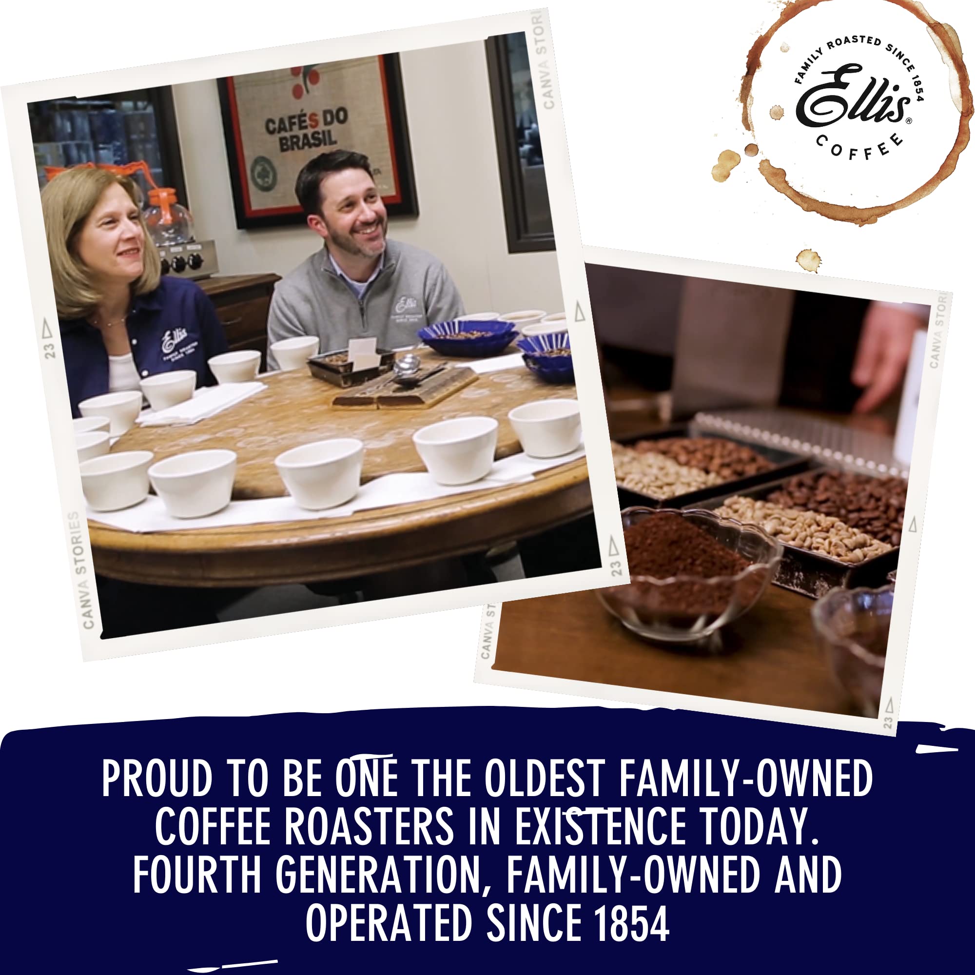 Ellis Coffee - Presidential Light Roast Single Serve Coffee Pods (24 Count) - Compatible with Keurig 2.0 - Perfect for Office, Home & Travel Use