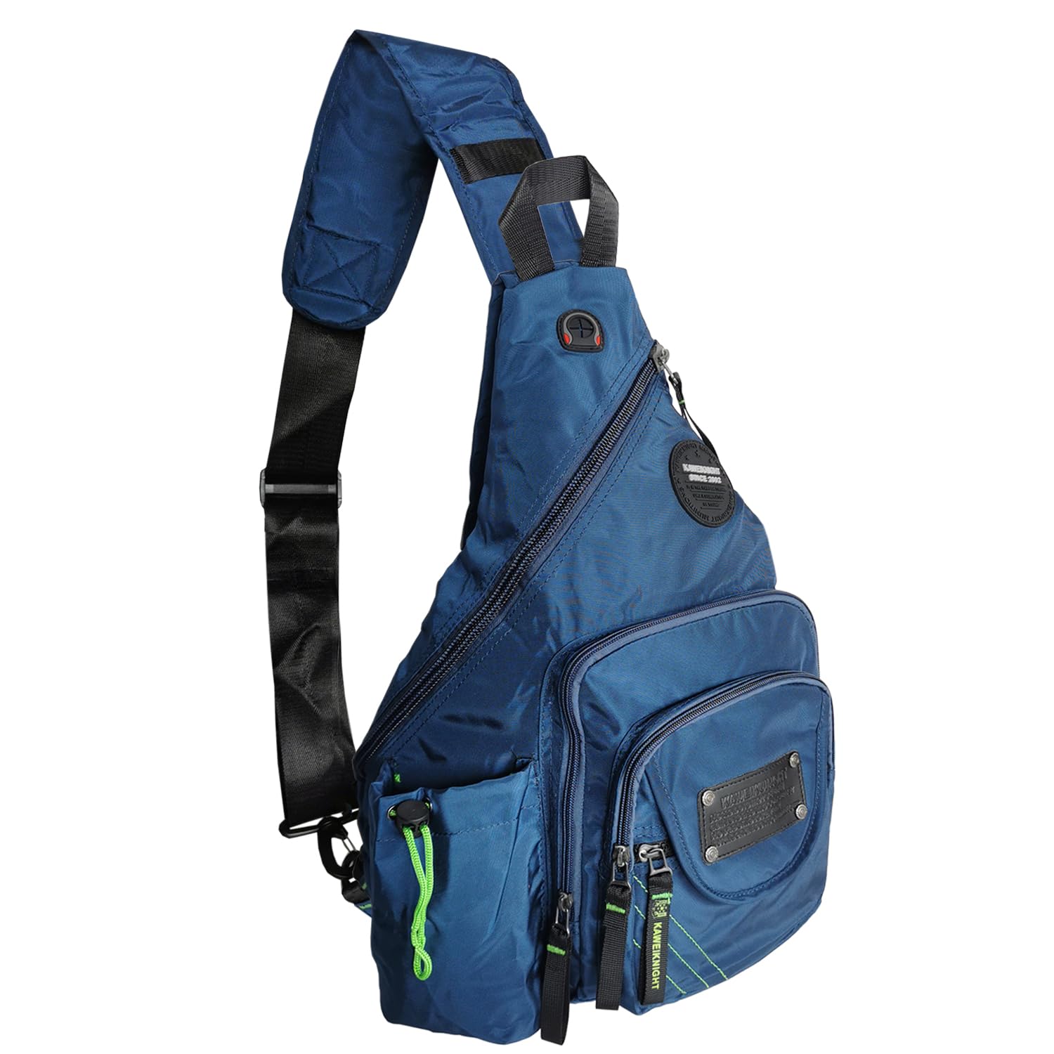 Large Crossbody Sling Bag for Tablet & Travel - Waterproof Shoulder Backpack with USB Charging Port, Anti-Theft Design - Perfect for Commuting, Hiking & Outdoor Adventures (Blue)