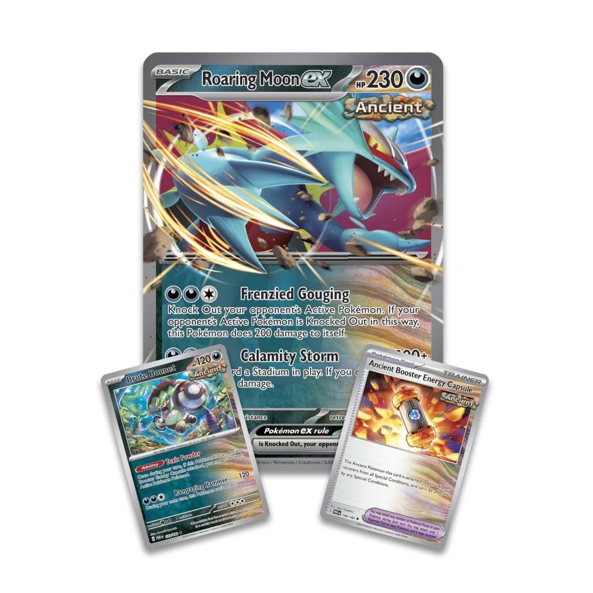 Pokemon TCG: Random Roaring Moon or Iron Valiant ex Box - Collectible Trading Card Game for Battles & Deck Building | Perfect for Pokemon Fans & TCG Players